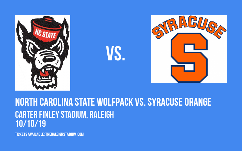 North Carolina State Wolfpack vs. Syracuse Orange at Carter Finley Stadium