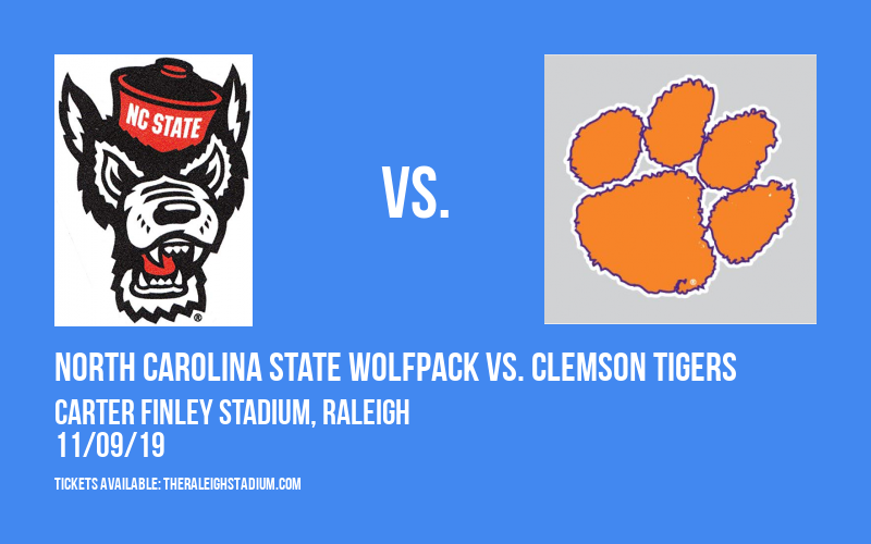 North Carolina State Wolfpack vs. Clemson Tigers at Carter Finley Stadium