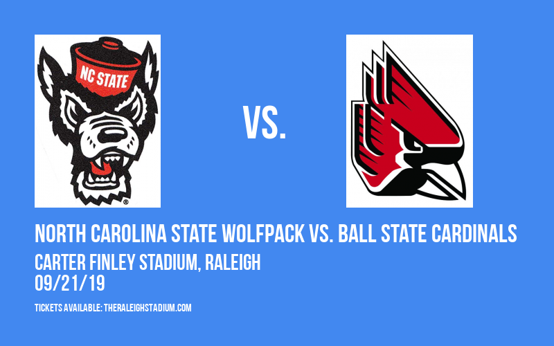 North Carolina State Wolfpack vs. Ball State Cardinals at Carter Finley Stadium tickets North Carolina State Wolfpack vs. Ball State Cardinals at Carter Finley Stadium