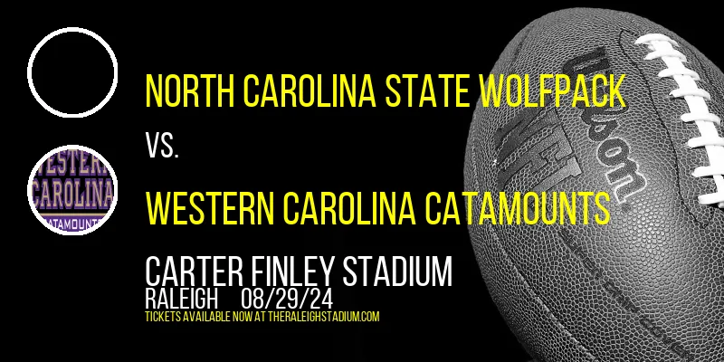 North Carolina State Wolfpack vs. Western Carolina Catamounts at Carter Finley Stadium